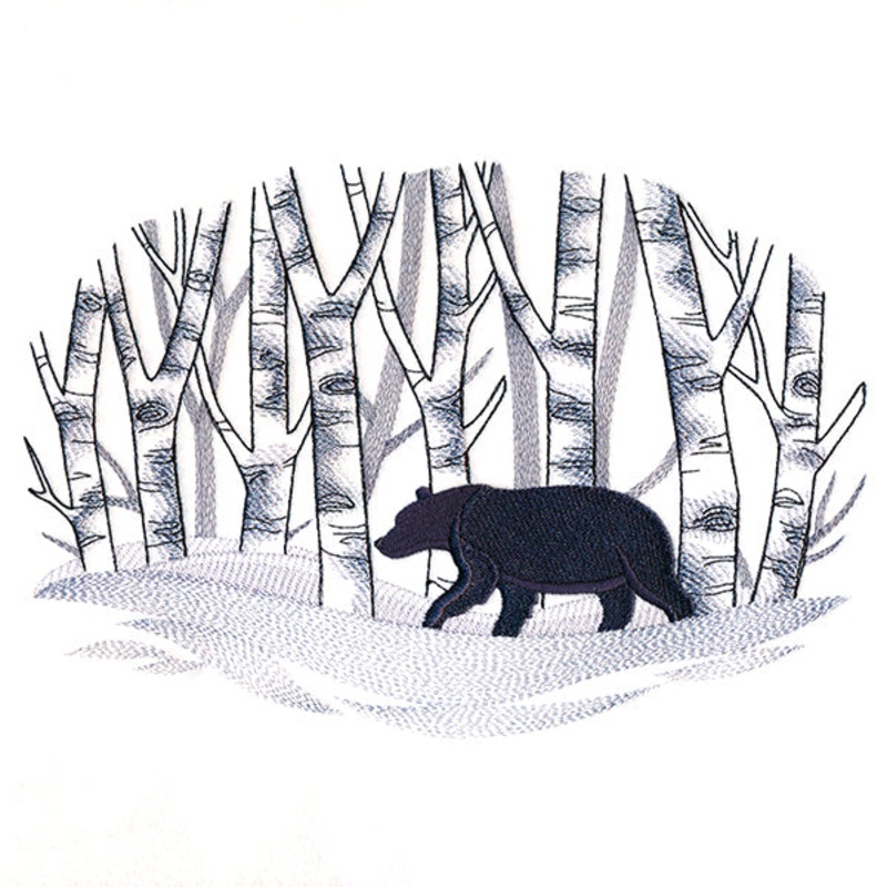 Wintry Birch Bear Scene|6.85″ x 10.02″ / 173.99mm x 254.51mm|5.67″ x 8.29″ / 143.92mm x 210.53mm|5.15″ x 7.54″ / 130.86mm x 191.39mm|4.68″ x 6.85″ / 118.93mm x 173.99mm|All Sizes