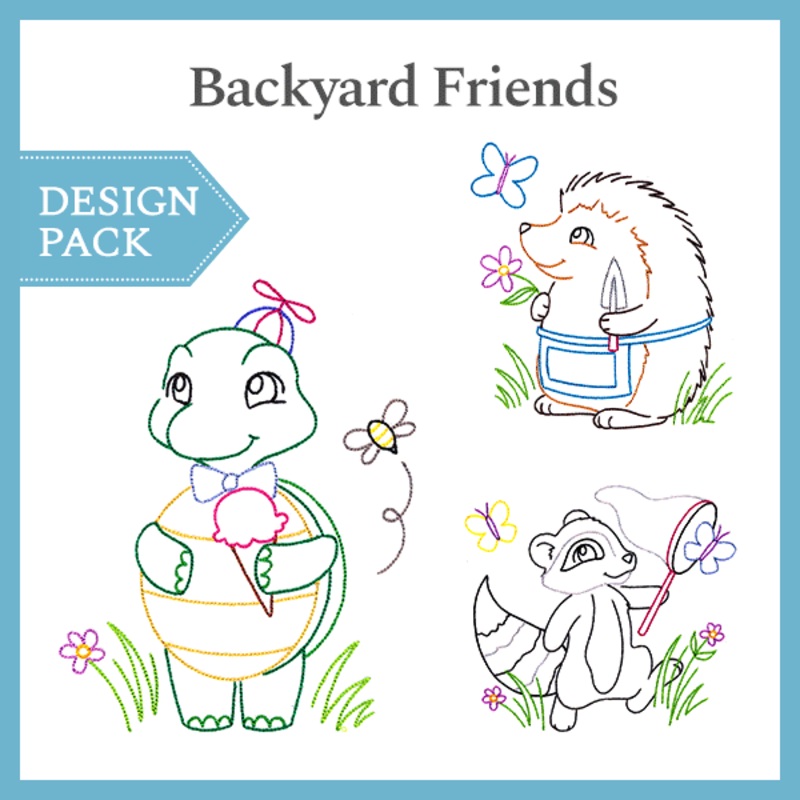 A Backyard Friends Design Pack (Vintage)