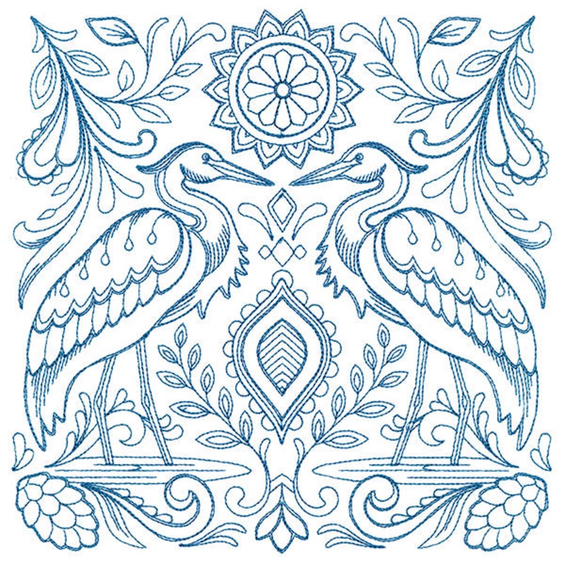 Wild Heron Crest|7.8″ x 7.77″ / 198.12mm x 197.33mm|6.88″ x 6.85″ / 174.68mm x 173.99mm|5.87″ x 5.85″ / 149.18mm x 148.59mm|4.87″ x 4.85″ / 123.68mm x 123.19mm|All Sizes