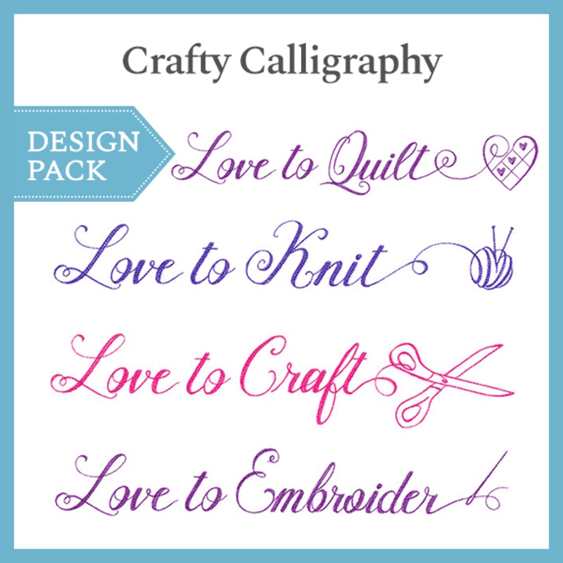 A Crafty Calligraphy Design Pack