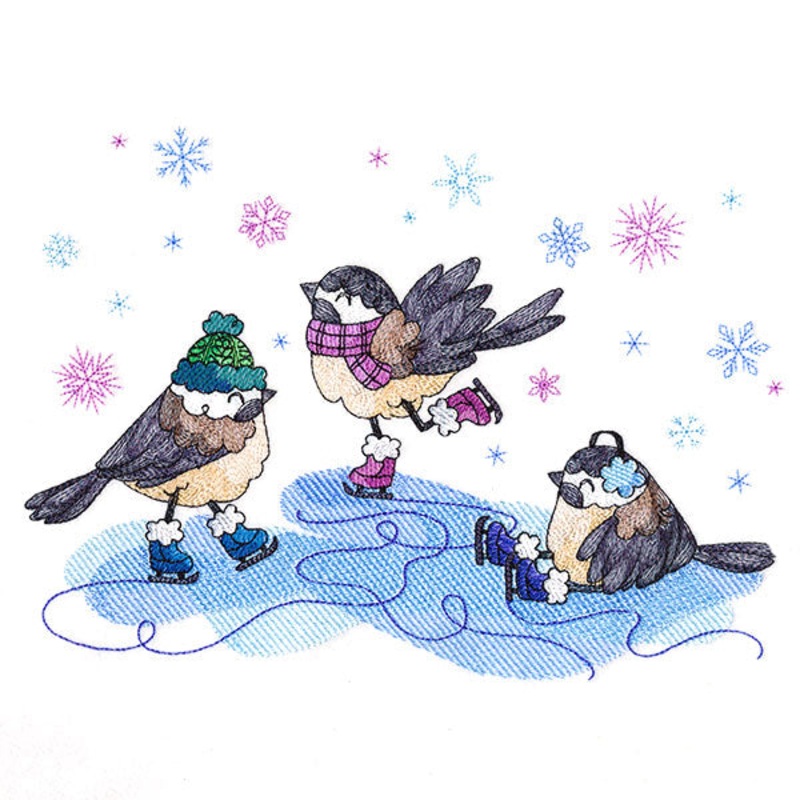 Winter Fun Chickadees|6.88″ x 9.75″ / 174.75mm x 247.65mm|5.5″ x 7.78″ / 139.58mm x 197.54mm|4.84″ x 6.85″ / 122.93mm x 173.92mm|All Sizes