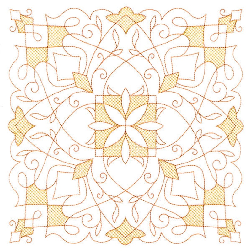 Wondrous Kaleidoscope 3 (Trapunto)