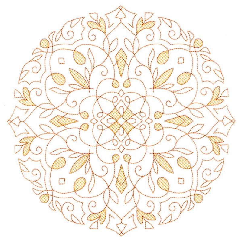 Wondrous Kaleidoscope 6 (Trapunto)