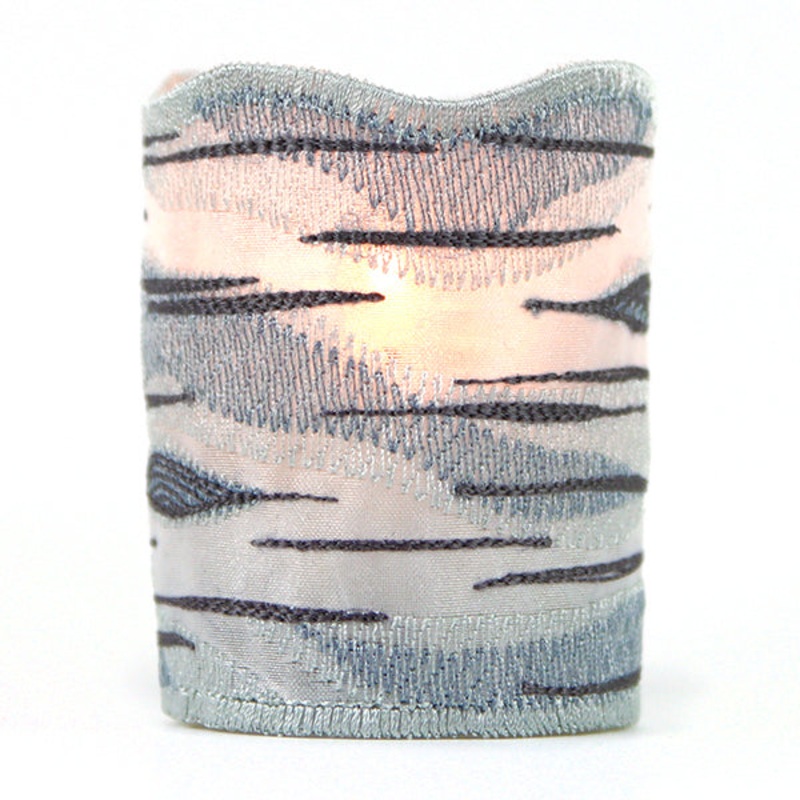 Woodland Birch Votive Wrap (Organza)