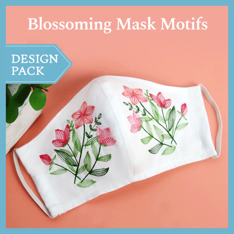 A Blossoming Mask Motifs Design Pack