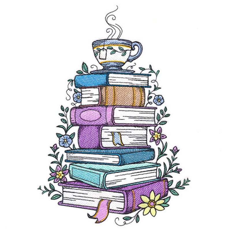 Your Cup of Tea Book Stack|9.76″ x 6.85″ / 247.9mm x 173.99mm|7.8″ x 5.47″ / 198.04mm x 139.05mm|6.85″ x 4.81″ / 174.06mm x 122.18mm|All Sizes