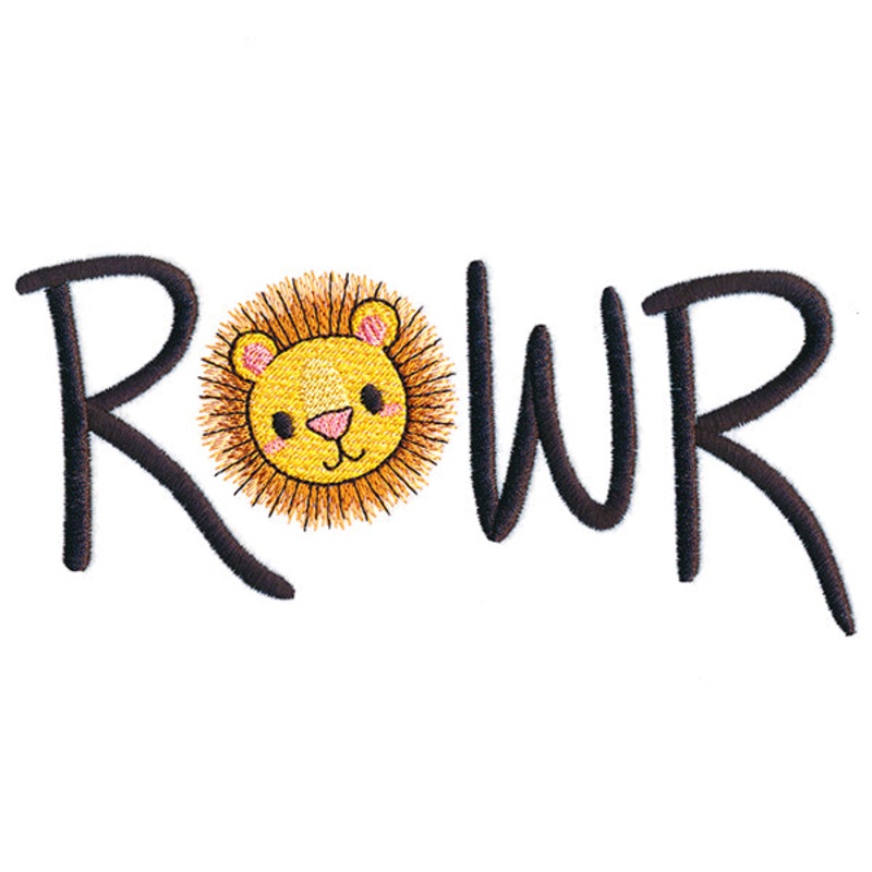 Wild & Cute – Rawr Lion|2.94″ x 6.88″ / 74.77mm x 174.67mm|1.67″ x 3.9″ / 42.45mm x 99.03mm|All Sizes