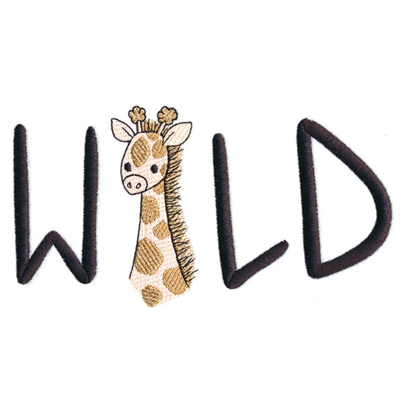 Wild & Cute – Wild Giraffe|3.67″ x 6.87″ / 93.21mm x 174.52mm|2.06″ x 3.86″ / 52.37mm x 98.12mm|All Sizes