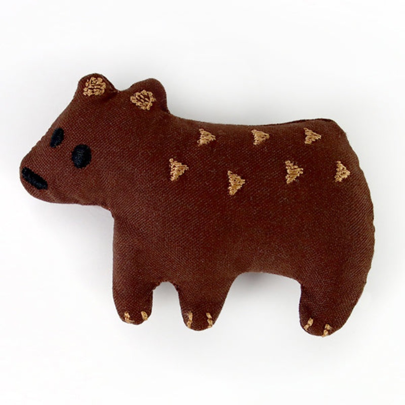 Woodland Bear Stuffie (In-the-Hoop)