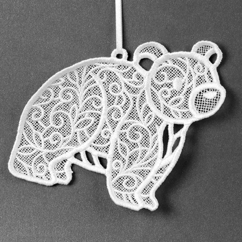Woodland Treasures – Bear (Lace)