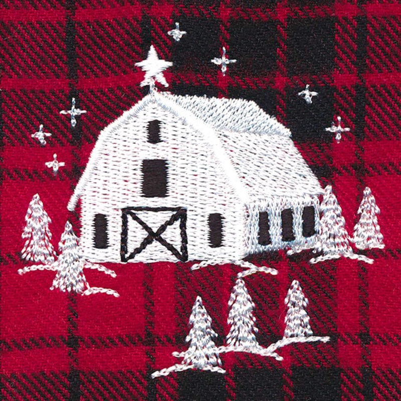 Winter Barn Jar Topper|2.4″ x 2.5″ / 60.93mm x 63.42mm|1.93″ x 2″ / 49.03mm x 50.84mm|All Sizes