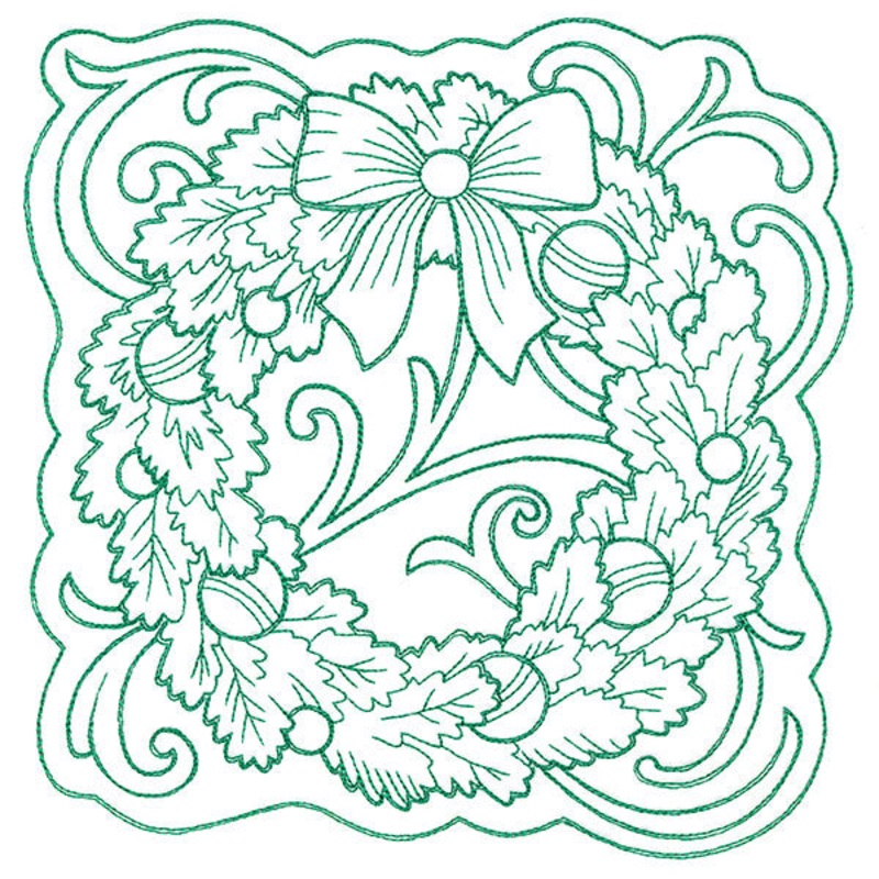 Wreath of Christmas Square|7.8″ x 7.78″ / 198.06mm x 197.73mm|6.9″ x 6.89″ / 175.19mm x 174.88mm|5.9″ x 5.89″ / 149.79mm x 149.5mm|4.9″ x 4.89″ / 124.37mm x 124.16mm|All Sizes