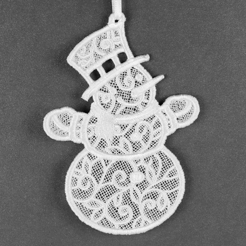 Winter Favorites – Snowman (Lace)