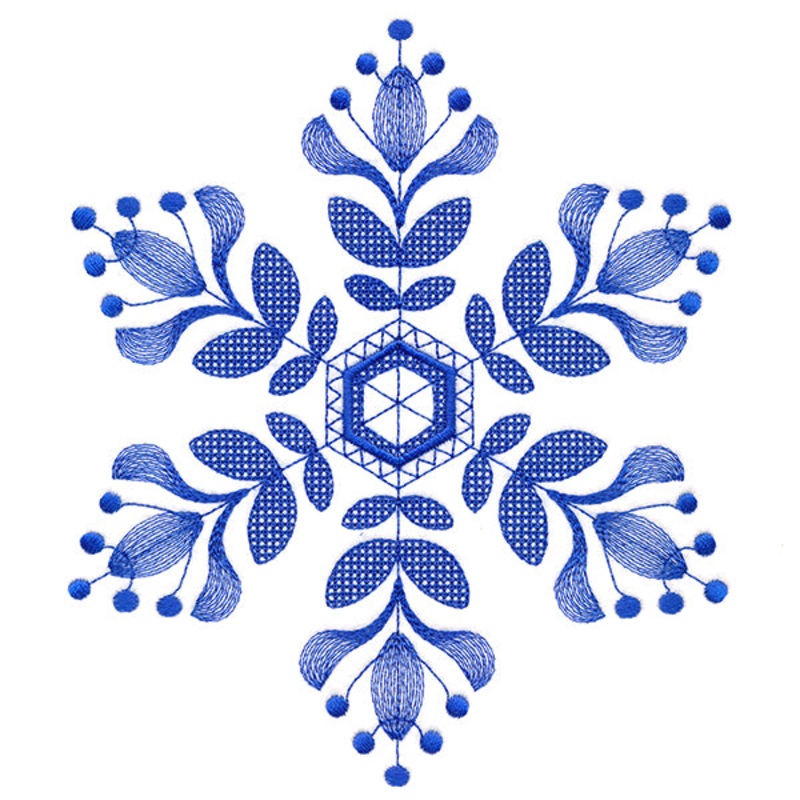 Winter Folk Art Snowflake 4|6.78″ x 5.9″ / 172.16mm x 149.85mm|5.85″ x 5.09″ / 148.59mm x 129.34mm|4.85″ x 4.22″ / 123.19mm x 107.25mm|3.9″ x 3.4″ / 99.06mm x 86.38mm|All Sizes