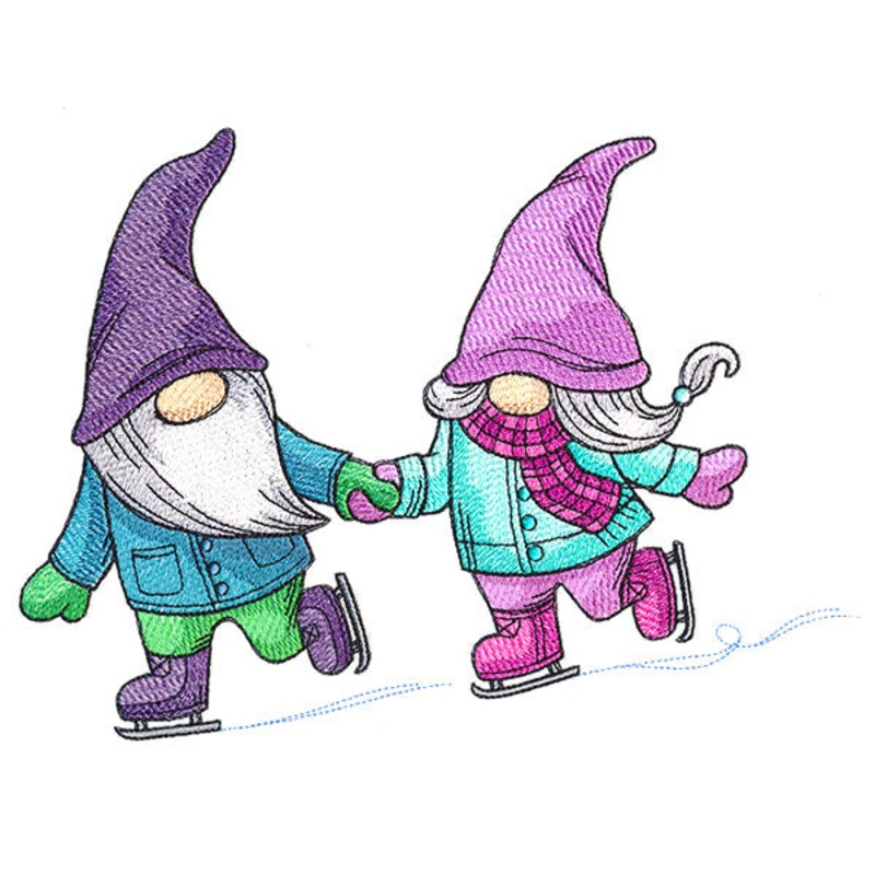 Winter Skating Gnomes|6.85″ x 9.38″ / 173.89mm x 238.28mm|5.69″ x 7.8″ / 144.47mm x 198.08mm|4.85″ x 6.66″ / 123.27mm x 169.07mm|All Sizes