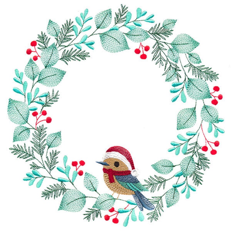 Winter Birdie in Botanicals|7.78″ x 7.68″ / 197.68mm x 195.01mm|6.97″ x 6.88″ / 177.15mm x 174.71mm|5.93″ x 5.85″ / 150.64mm x 148.58mm|4.91″ x 4.85″ / 124.81mm x 123.09mm|3.85″ x 3.8″ / 97.86mm x 96.46mm|All Sizes