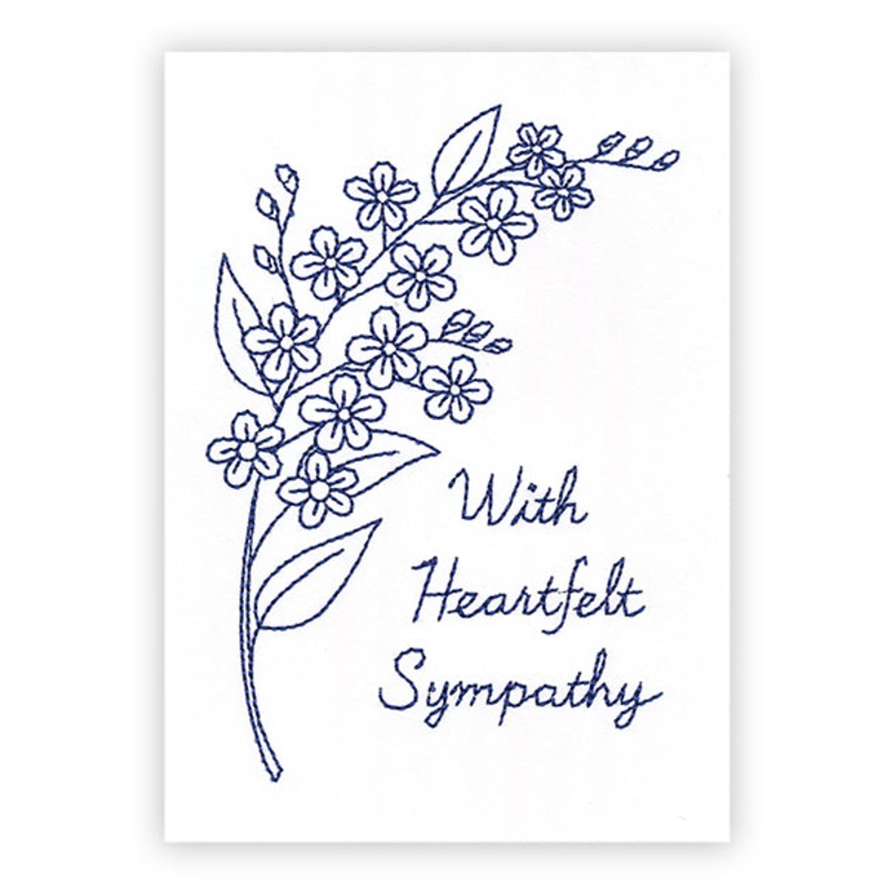 With Heartfelt Sympathy (Cardstock)