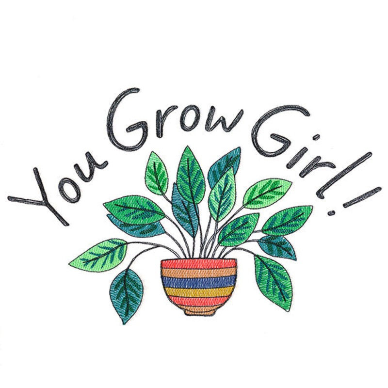 You Grow Girl|6.85″ x 10.72″ / 173.97mm x 272.36mm|5.85″ x 9.16″ / 148.54mm x 232.55mm|4.98″ x 7.79″ / 126.42mm x 197.92mm|4.39″ x 6.87″ / 111.4mm x 174.44mm|2.49″ x 3.9″ / 63.21mm x 98.96mm|All Sizes