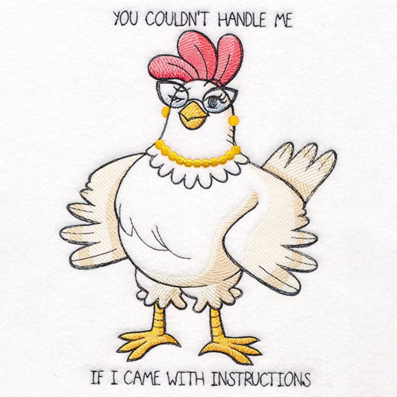You Couldn’t Handle Me if I Came with Instructions Chicken