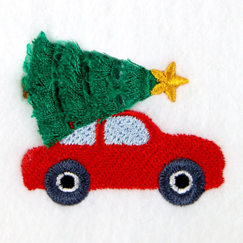 ‘Tis the Season Christmas Car with Tree (Fringe)