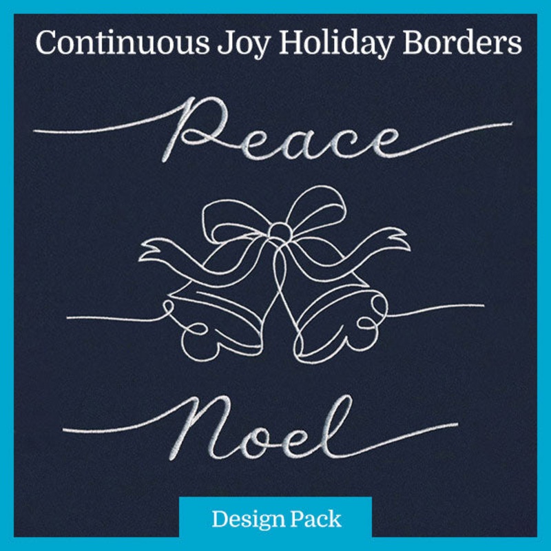 A Continuous Joy Holiday Borders Design Pack