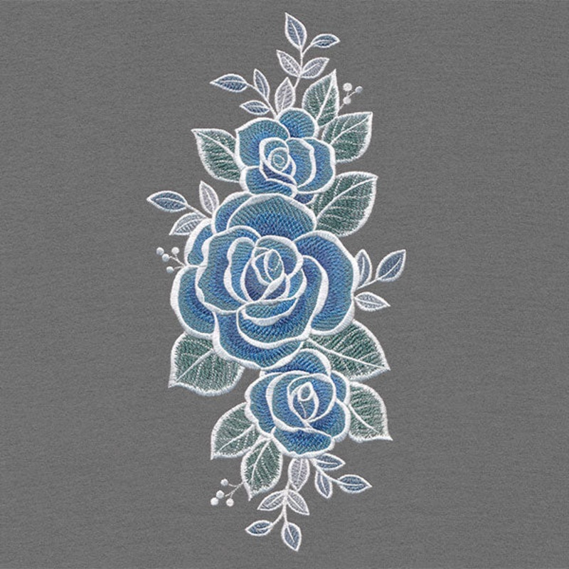 Winter’s Splendor Icy Rose Border