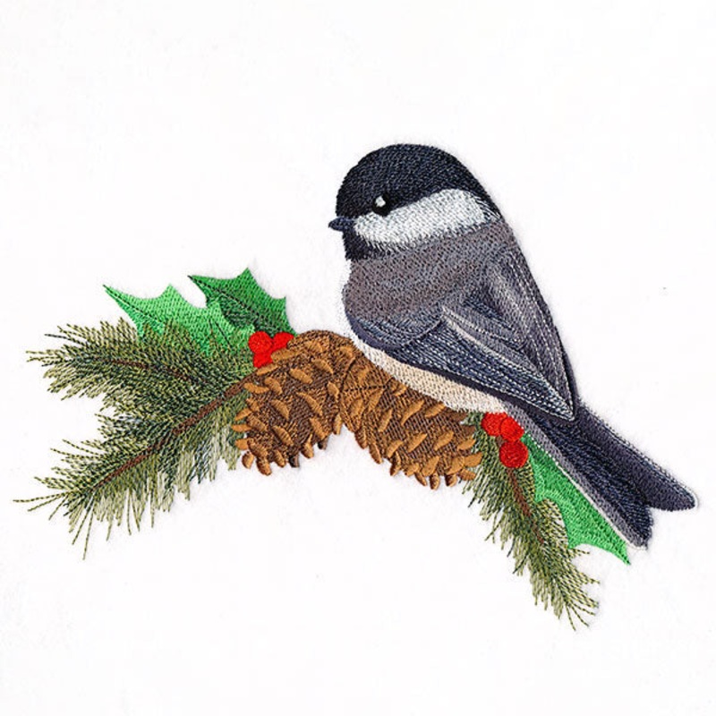 Winter Cheer Chickadee|6.85″ x 9.47″ / 174.03mm x 240.61mm|5.65″ x 7.81″ / 143.4mm x 198.36mm|4.85″ x 6.71″ / 123.23mm x 170.43mm|All Sizes