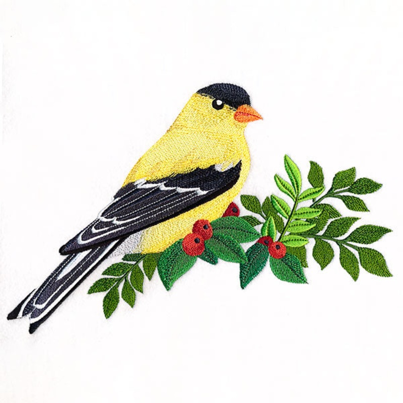 Winter Cheer Goldfinch|6.85″ x 10.53″ / 173.95mm x 267.36mm|5.07″ x 7.8″ / 128.9mm x 198mm|4.46″ x 6.84″ / 113.17mm x 173.62mm|All Sizes