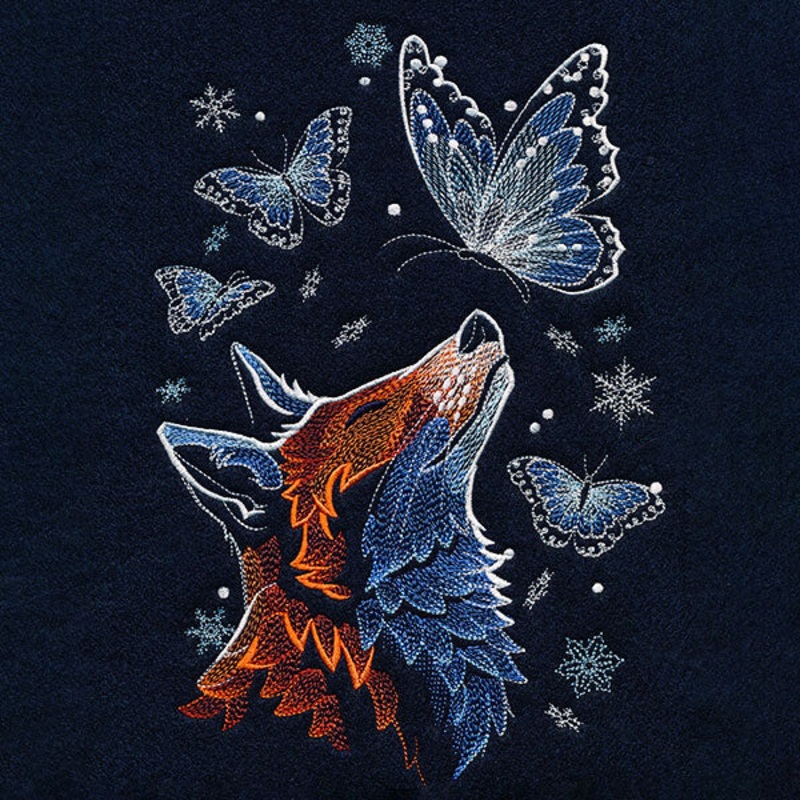 Winter Fox with Butterflies|10.34″ x 6.85″ / 262.58mm x 173.98mm|8.83″ x 5.85″ / 224.25mm x 148.58mm|7.8″ x 5.17″ / 198.12mm x 131.27mm|6.85″ x 4.54″ / 173.99mm x 115.28mm|All Sizes