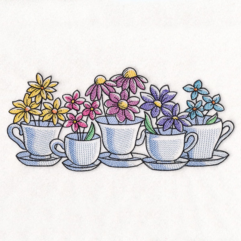 Wildflower Tea Cup Border|5.4″ x 11.75″ / 137.15mm x 298.33mm|4.32″ x 9.4″ / 109.74mm x 238.68mm|3.58″ x 7.8″ / 91.01mm x 198.09mm|3.15″ x 6.85″ / 80mm x 173.91mm|All Sizes