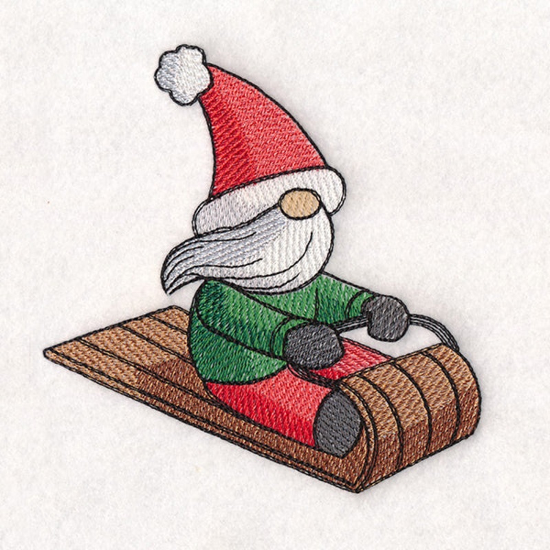 Winter Fun Sledding Gnome – Guy