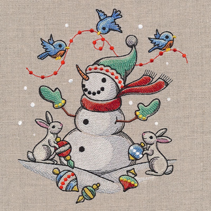 Winter Snowman and Friends|7.8″ x 6.8″ / 198.03mm x 172.6mm|6.71″ x 5.85″ / 170.44mm x 148.56mm|5.57″ x 4.85″ / 141.4mm x 123.25mm|All Sizes
