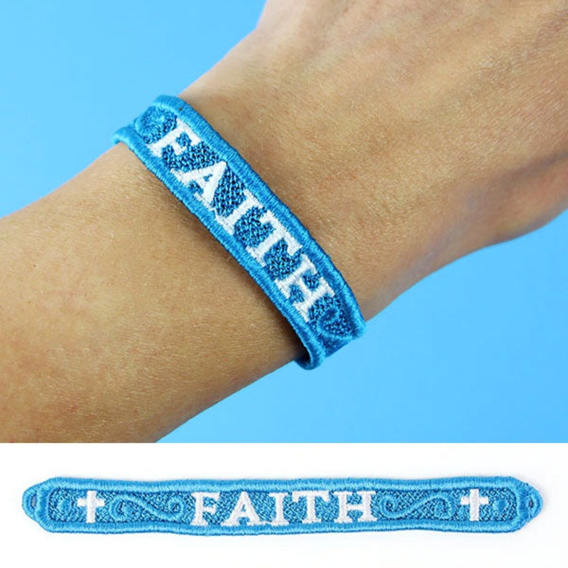 Words of Wisdom Bracelet – Faith (Lace)