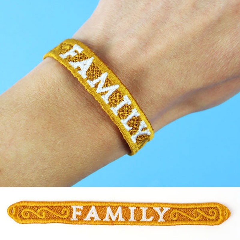 Words of Wisdom Bracelet – Family (Lace)