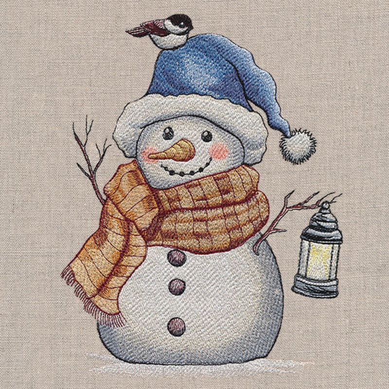 Winter Cheer Snowman|8.94″ x 6.85″ / 227.15mm x 173.95mm|7.64″ x 5.85″ / 194mm x 148.55mm|6.36″ x 4.84″ / 161.43mm x 123.03mm|All Sizes