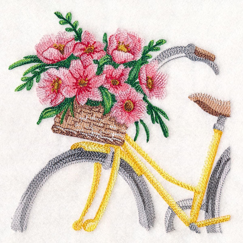 Wildflower Bicycle Bouquet|7.8″ x 7.81″ / 198.12mm x 198.3mm|6.85″ x 6.86″ / 174.01mm x 174.16mm|5.85″ x 5.86″ / 148.63mm x 148.76mm|4.85″ x 4.86″ / 123.24mm x 123.37mm|All Sizes