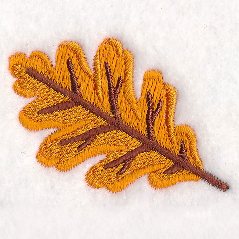 ‘Tis the Season Oak leaf Icon|1.33″ x 1.85″ / 33.77mm x 47.05mm