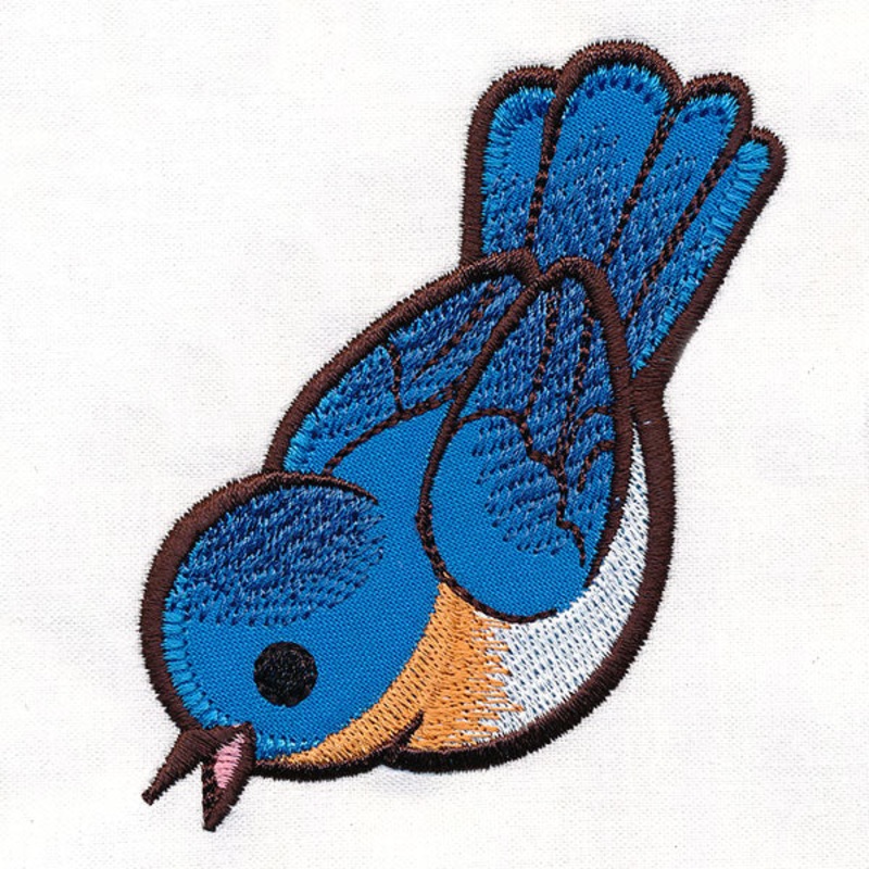 Woodland Animals – Bird 1 (Heirloom Applique)