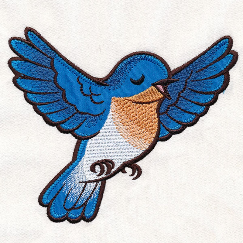 Woodland Animals – Bird 2 (Heirloom Applique)