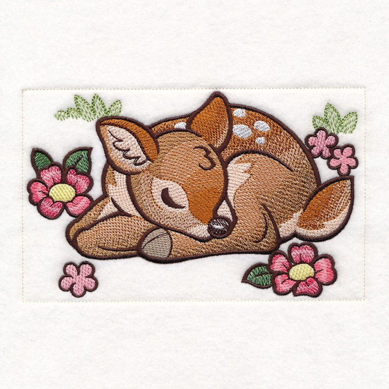 Woodland Animals Quilt – Sleepy Fawn