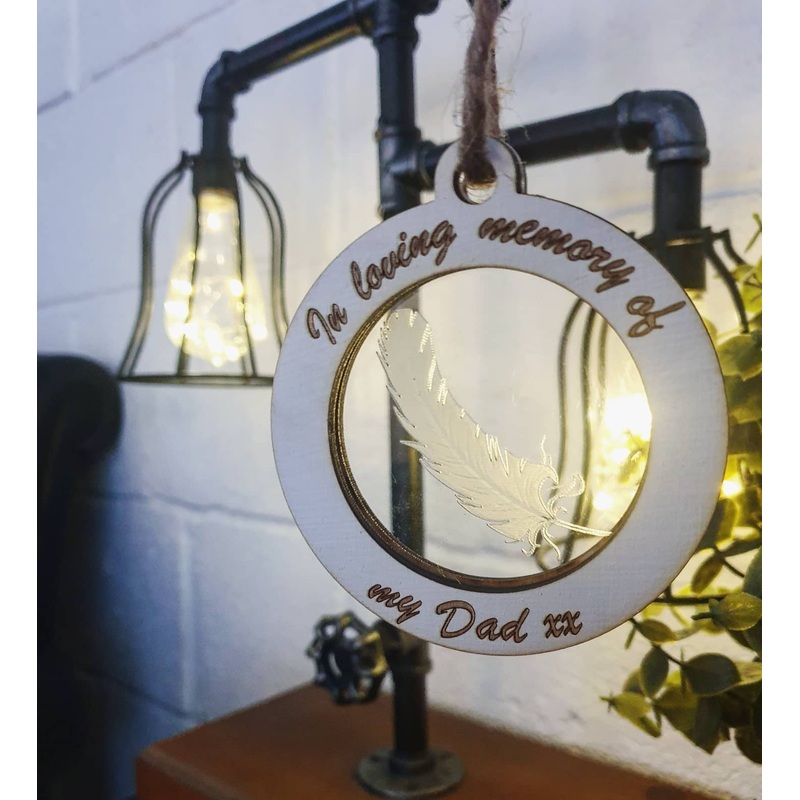 3D Single Feather Decoration