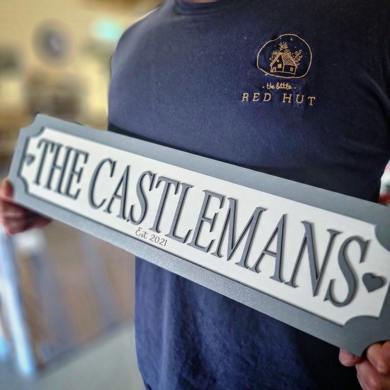 Grey Colour – Personalise your own – 3D Train/Street Style Sign