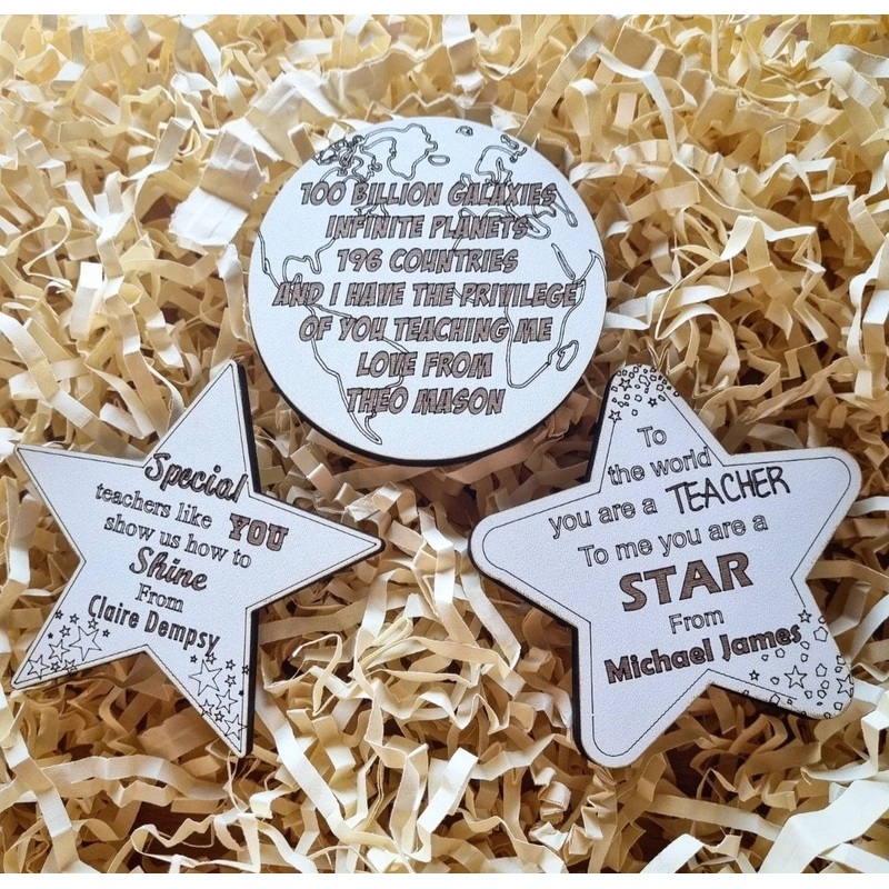 Planet/Star Teacher Magnets|Planet|Rounded Star|Pointed Star