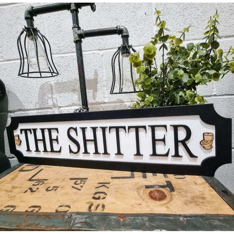 The Shitter 3D Train/Street Sign