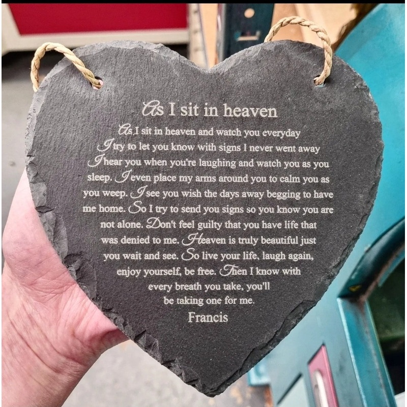 As I sit in heaven – Slate Heart