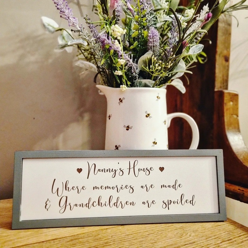 (Name’s) House Where memories are made Petite Sign