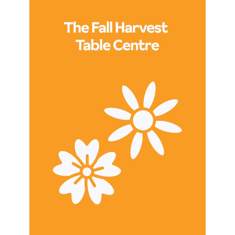 The Fall Harvest Dried Flower Baked Blossom Table Centre Bouquet