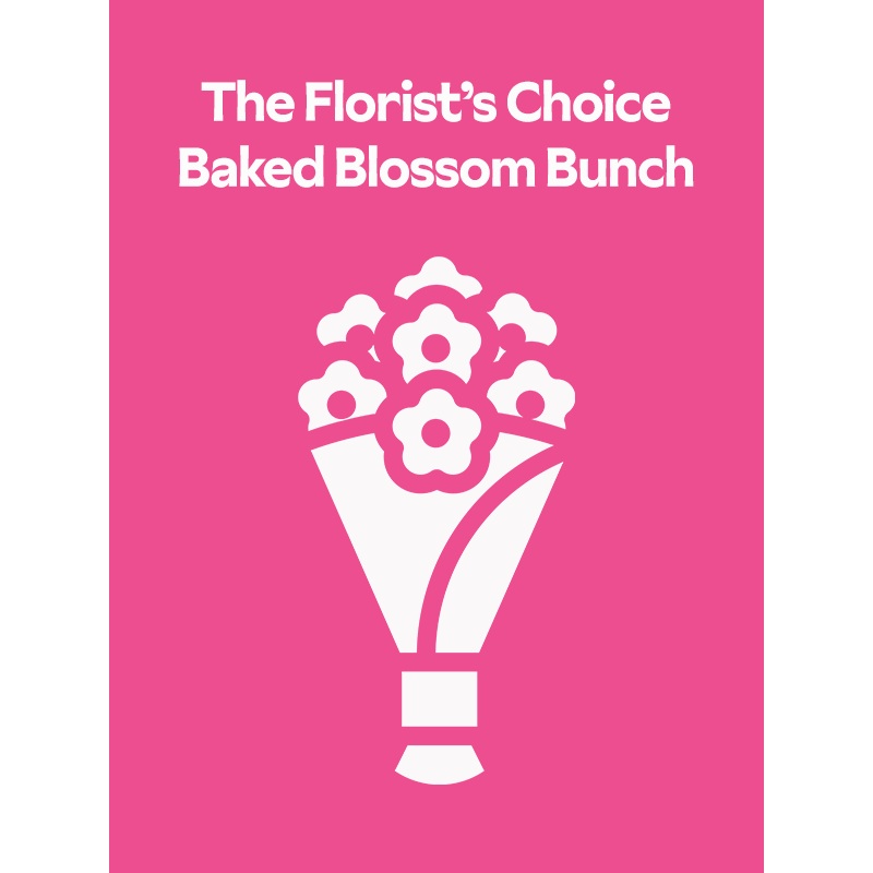 The Florist’s Choice Dried Flower Baked Blossom Bunch