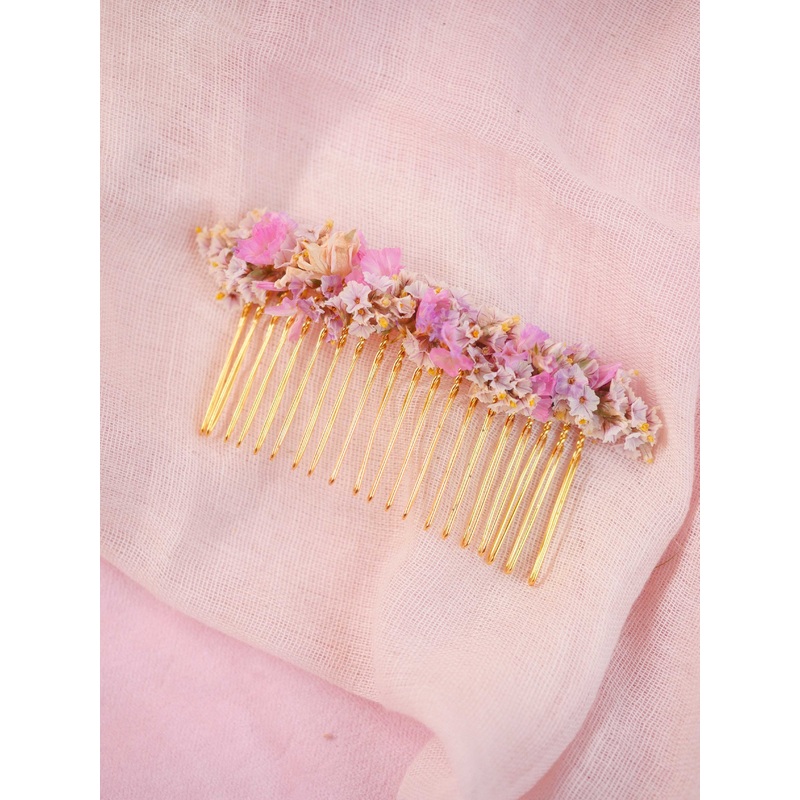 The Rouge Garden Dried Flower Baked Blossom Hair Comb