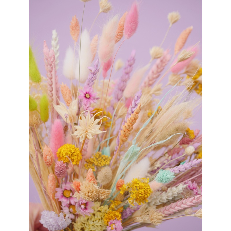 The Sugar Plum Dried Flower Baked Blossom Bridal Bouquet